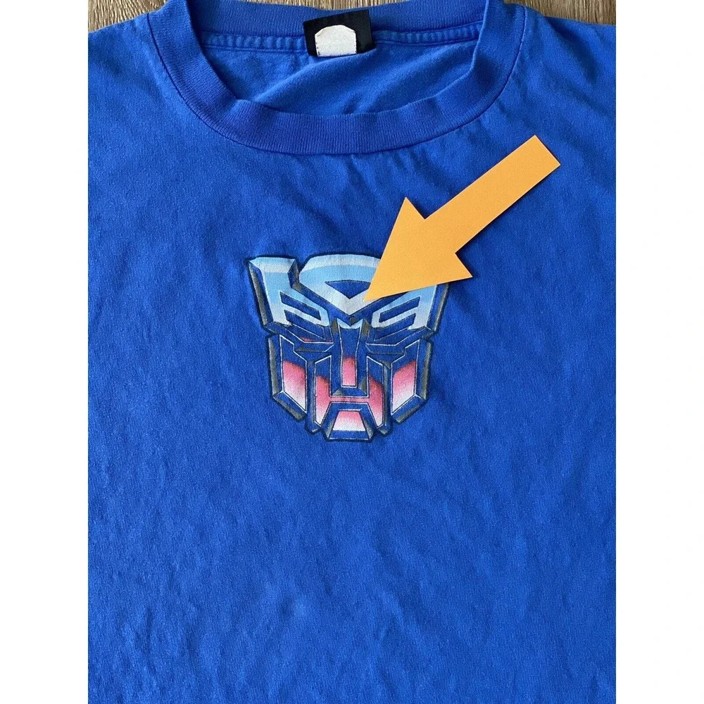 Transformers Optimus Prime Tee T Shirt - Vtg - Sz Large - Single Stitch - USA - Picture 4 of 8